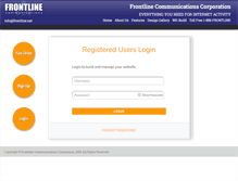 Tablet Screenshot of frontlinelite.net